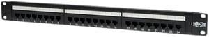 Tripp Lite 24-Port 1U Rackmount Cat5e 110 Patch Panel, 568B, RJ45 Ethernet (N052-024)