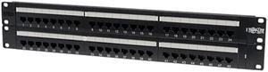 TRIPP LITE 48-Port 2U Rackmount Cat5e 110 Patch Panel, 568B, RJ45 Ethernet