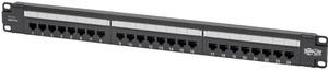 Tripp Lite Cat5 / Cat5e PoE Patch Panel 24-Port 110 568A/B RJ45 1URM TAA (N052-P24)