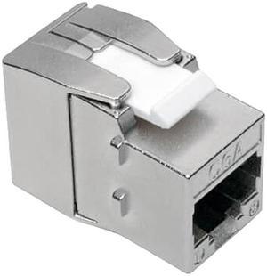 Tripp Lite N238-001-SH-TF Keystone Jack Cat6a/Cat6/Cat5e, Shielded, TAA