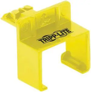 TRIPP LITE N2LPLUG-010-YW Universal RJ45 Locking Inserts, Yellow, 10 Pack