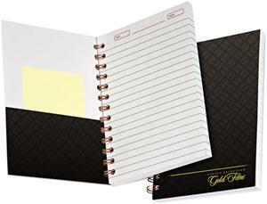 Ampad Gold Fibre Personal Notebook College/Medium 5 x 7 Grey Cover 100 Sheets 20803