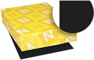 Astrobrights Colored Paper 24lb 8-1/2 x 11 Eclipse Black 500 Sheets/Ream 22321