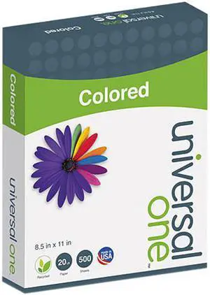 UNIVERSAL Colored Paper 20lb 8-1/2 x 11 Goldenrod 500 Sheets/Ream 11205