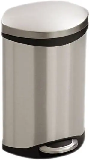 Safco 9901SS Step-On - 3 Gallon 12wx8.5dx17H Stainless Steel - OEM