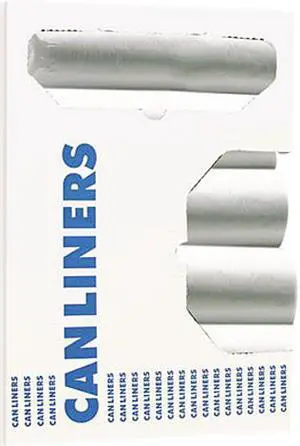 Boardwalk High-Density Can Liners, 24 X 23, 10-Gallon, 6 Micron Equiva