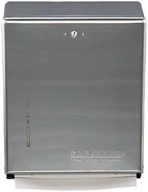 C-Fold/Multifold Towel Dispensers, 14 3/4 x 11 3/8 x 4, Stainless Stee