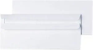 Self-Seal Business Envelope, #10, White, 500/Box