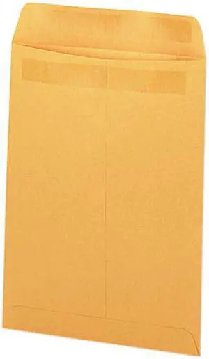 Self-Stick File-Style Envelope, Contemporary, 10 X 13, Brown, 250/Box