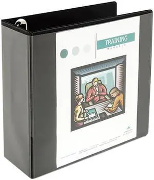 Comfort Grip Deluxe Plus D-Ring View Binder, 4" Capacity, 8-1/2 X 11,