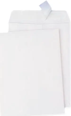 Pull & Seal Catalog Envelope, 10 X 13, White, 100/Box