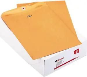 Kraft Clasp Envelope, Side Seam, 32Lb, 10 X 13, Light Brown, 100/Box