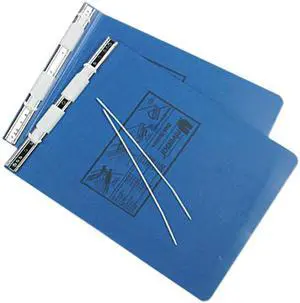 UNIVERSAL Pressboard Hanging Data Binder 9-1/2 x 11 Unburst Sheets Blue 15432