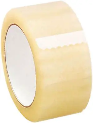 Box Sealing Tape, 2" X 110Yds, 3" Core, Clear, 6/Pack