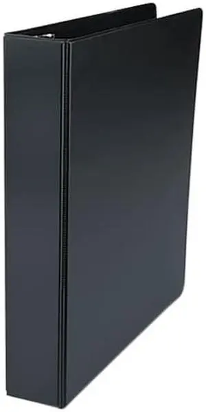 UNIVERSAL D-Ring Binder 1-1/2" Capacity 8-1/2 x 11 Black 20771