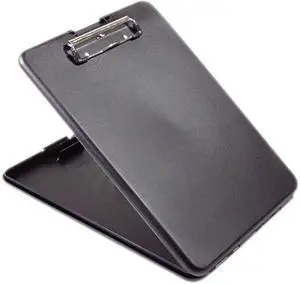 Saunders SlimMate Storage Clipboard 1/2" Clip Cap 8 1/2 x 11 Sheets Black 00558