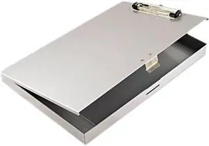 Saunders Tuffwriter Recycled Aluminum Storage Clipboard 1/2" Clip 8 1/2 x 12