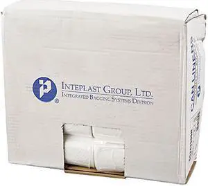 Inteplast Group EC243306N Commercial Can Liners, Perforated Roll, 16gal, 24 x 33, Natural, 1000/Carton, 1 Carton