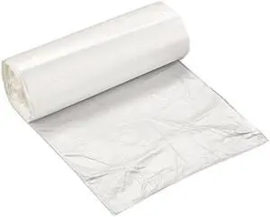 Inteplast Group EC2424N High-Density Can Liner, 24 x 24, 10gal, 5mic, Clear, 50/Roll, 20 Rolls/Carton, 1 Carton