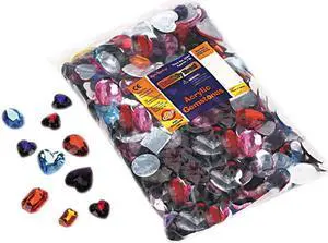 Gemstones Classroom Pack, Acrylic, 1 Lbs., Assorted Colors/sizes