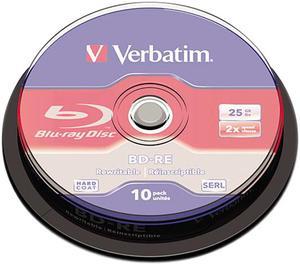 BD-RE Disc, 25 GB, 2x, Silver,10/Pk