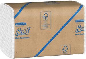 Scott Multi-Fold Paper Towels 9 1/5 x 9 2/5 250/Pack 16 Packs/Carton 01807