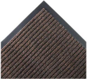Needle Rib Wipe & Scrape Mat, Polypropylene, 36 x 120, Brown
