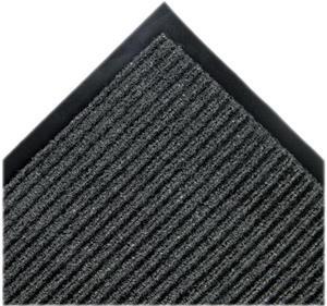Needle Rib Wipe & Scrape Mat, Polypropylene, 36 X 120, Gray