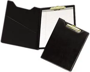 Pad Holder, Heavyweight Sealed Vinyl, Brass Clip, Inside Front Pocket,