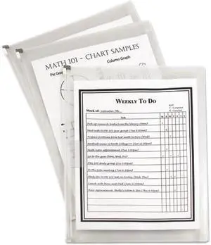 Letter Size Zip N Go Expanding Portfolio with Outer Pocket, 13 x 10, C