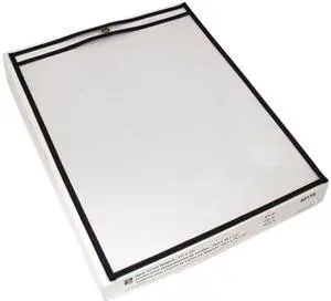 Shop Ticket Holders, Stitched, Both Sides Clear, 12 X 15, 25/Bx