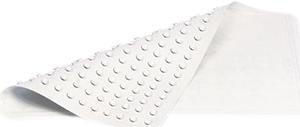 Safti-Grip Latex-Free Vinyl Bath Mat, 14 x 22.5, White, 4/Carton