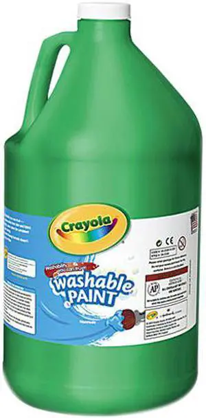 Crayola 1 Gallon Washable Paint - 1 gal - 1 Each - Green