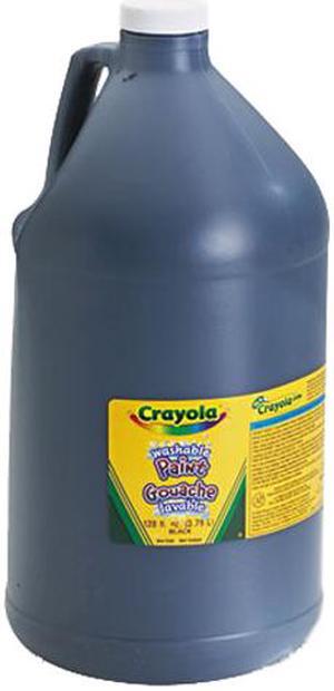 Washable Paint, Black, 1 Gal