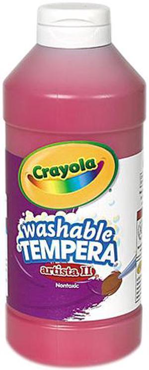 Artista Ii Washable Tempera Paint, Red, 16 Oz