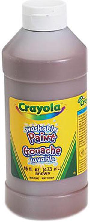 Washable Paint, Brown, 16 Oz