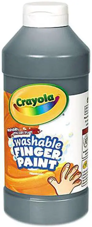 Washable Fingerpaint, Black, 16 oz