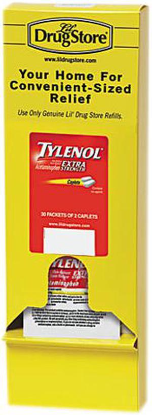Tylenol Acetaminophen 500mg Extra Strength Caplets Refill 2 Packet 30 PacksBox