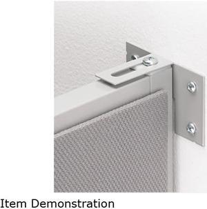 Basyx Versé Quick Connect Wall Mount Connecting Hardware Gray PWB1GY