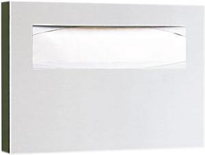 Toilet Seat Cover Dispenser, 15-3/4 x 2 x 11, Satin Stainless Steel