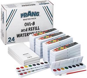 Professional Watercolors, 8 Assorted Colors,Masterpack, 36/Set