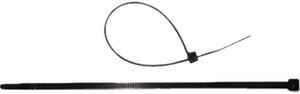 Nylon Cable Ties, 8 X 3/16, 50 Lb, 1000/Pack, Black
