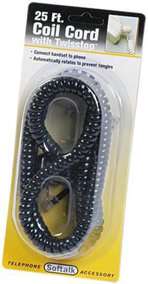 Softalk Tangle Free Telephone Twisstop Cord