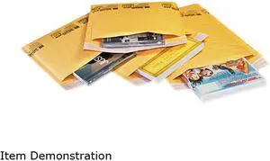 Sealed Air Jiffylite Self-Seal Mailer Contemporary Seam 10.5 x 16 Golden Brown 55536