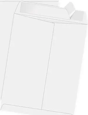 Quality Park Redi Strip Catalog Envelope 11 1/2 x 14 1/2 White 100/Box 44834