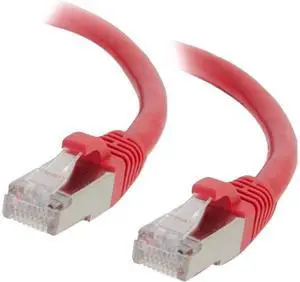 C2G 3ft Cat6 Snagless Shielded (STP) Network Patch Cable - Red