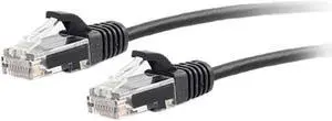 1.5FT CAT6 SNAGLESS UNSHIELDED (UTP) SLIM ETHERNET NETWORK PATCH CABLE - BLACK 1.5FT CAT6 SNAGLESS UNSHIELDED (UTP) SLIM ETHERNET NETWORK PATCH CABLE - BLACK