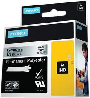 DYMO - metallized permanent polyester tape - 1 roll(s)