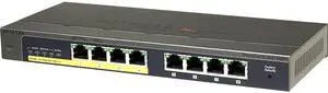 NETGEAR Plus GS108PEv3 - switch - 8 ports - managed (NET-GS108PE-300NAS)