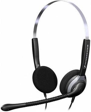 Over-the-Head SH250 Double-Sided Headset with Omni-Directional Microphone - Black